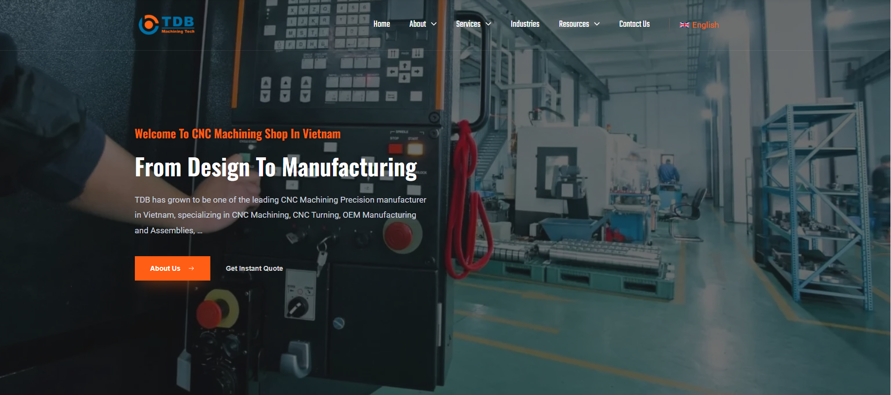 TDB Machining Vietnam