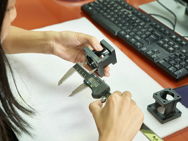 4 axis or 5 axis CNC machined parts precision measurement