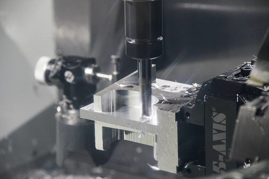 CNC milling process at FirstMold
