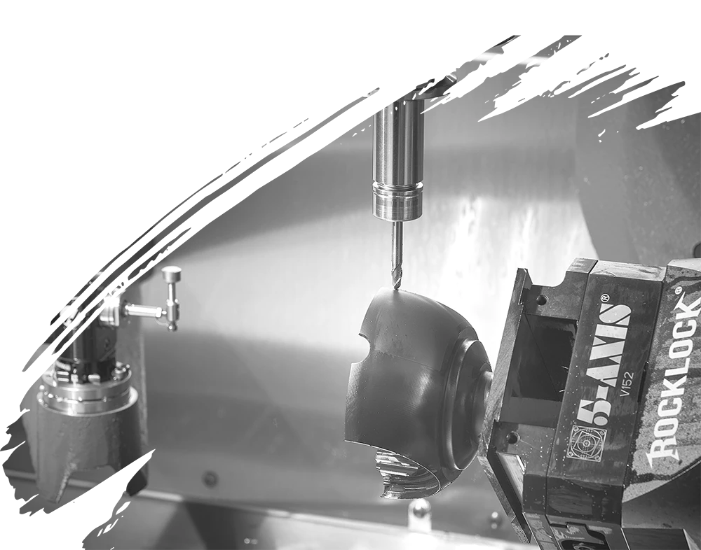 Machining housing parts on a five axis turn mill center