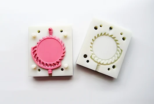 Vacuum casting process in rapid prototyping