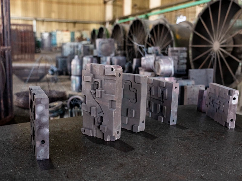 Heat treatment process for machined injection molds
