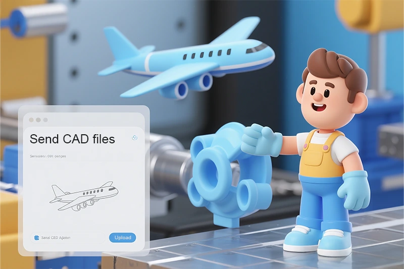 aerospace cad file upload step