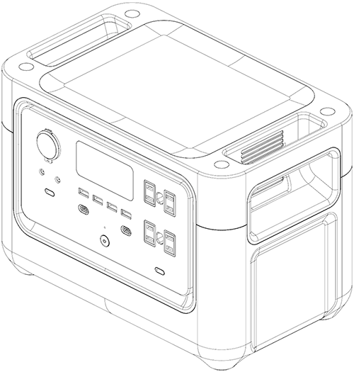equipment housing drawing