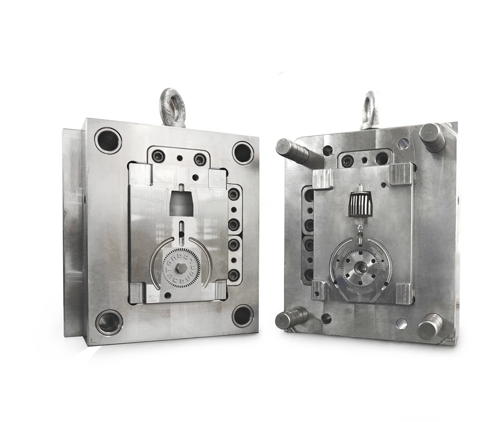 opened aluminum rapid tooling mold