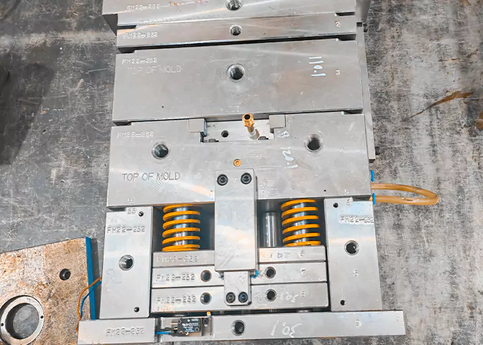 production tooling in fabrication workshop