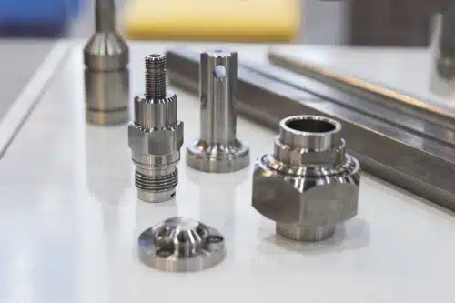 Precision CNC turning component example from TDB Hanoi